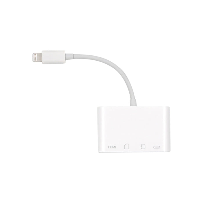 NK-103C 4 en 1 Adaptador convertidor de teléfono móvil multifunción de 8 pines a HDMI