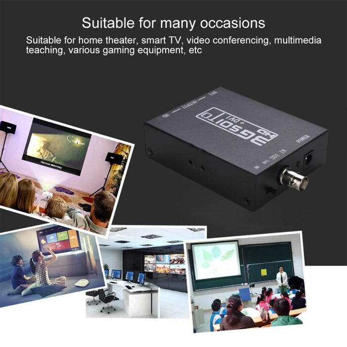 Convertidor NEWKENG NK-A8 3G SDI a HDMI + DVI