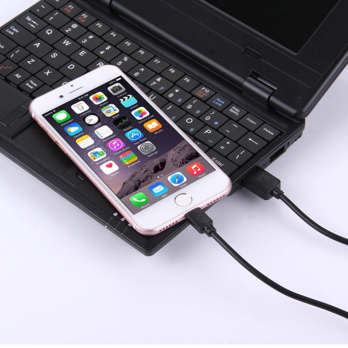 HAWEEL 1m Alta velocidad 35 núcleos 8 pines a cable de carga de sincronización USB para iPhone, iPad