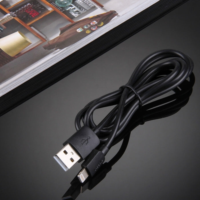 HAWEEL 1m Alta velocidad 35 núcleos 8 pines a cable de carga de sincronización USB para iPhone, iPad