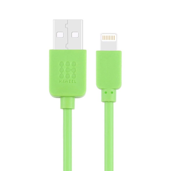 HAWEEL 1m Alta velocidad 35 núcleos 8 pines a cable de carga de sincronización USB para iPhone, iPad