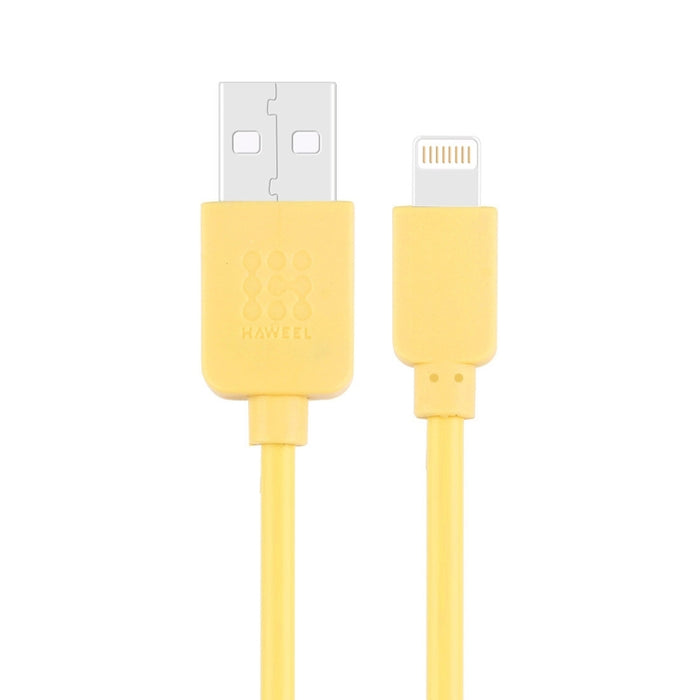 HAWEEL 1m Alta velocidad 35 núcleos 8 pines a cable de carga de sincronización USB para iPhone, iPad