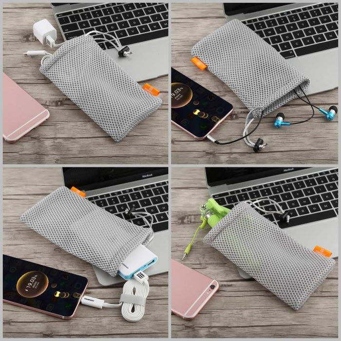 Bolsa HAWEEL para teléfonos inteligentes, banco de energía y otros accesorios, tamaño igual que el teléfono de 5,5 pulgadas