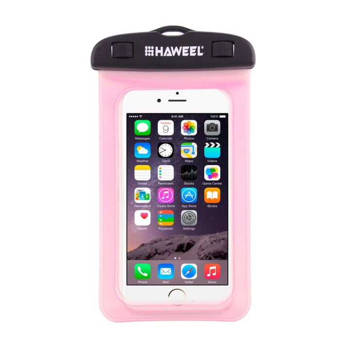 Bolsa impermeable universal transparente HAWEEL con cordón para iPhone, Galaxy, Huawei, Xiaomi, LG, HTC y otros teléfonos inteligentes
