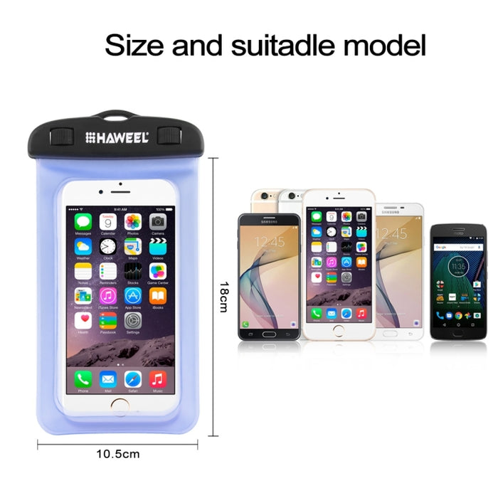 Bolsa impermeable universal transparente HAWEEL con cordón para iPhone, Galaxy, Huawei, Xiaomi, LG, HTC y otros teléfonos inteligentes