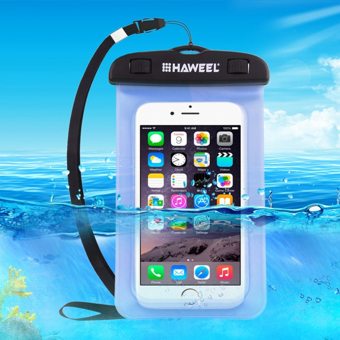 Bolsa impermeable universal transparente HAWEEL con cordón para iPhone, Galaxy, Huawei, Xiaomi, LG, HTC y otros teléfonos inteligentes