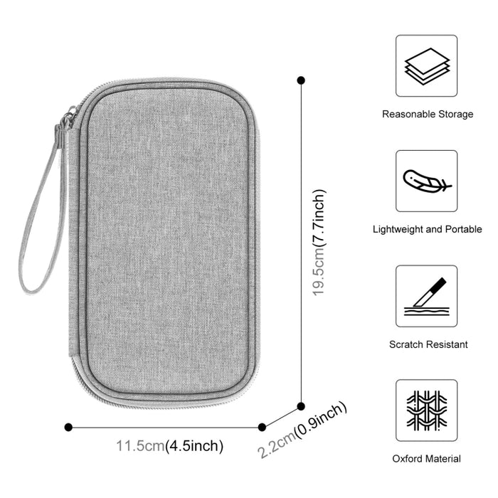 Bolsa de almacenamiento organizadora electrónica HAWEEL para teléfonos móviles, banco de energía, cables, ratón, auriculares