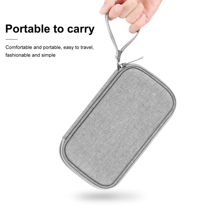 Bolsa de almacenamiento organizadora electrónica HAWEEL para teléfonos móviles, banco de energía, cables, ratón, auriculares