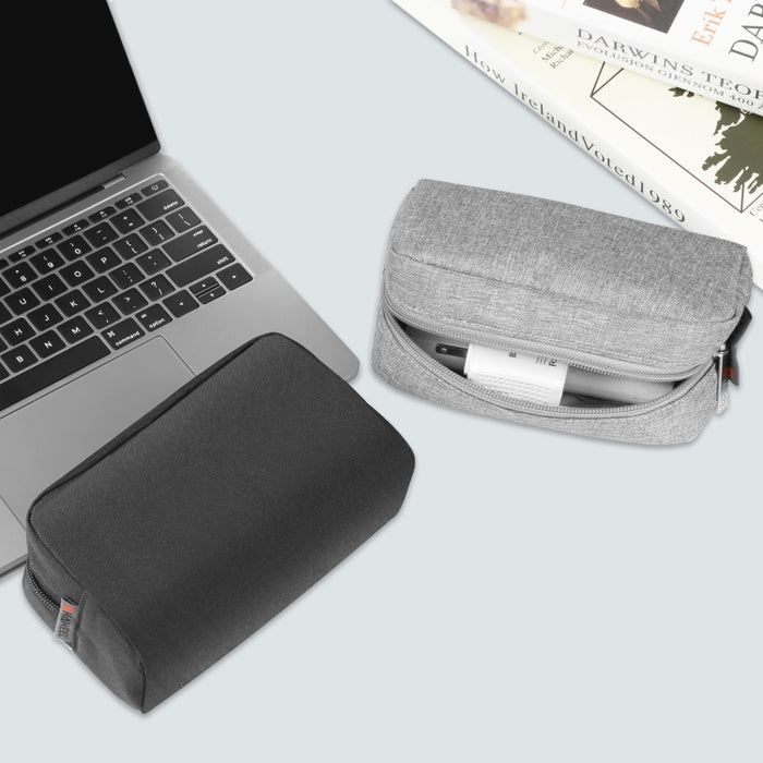 Bolsa de almacenamiento organizadora electrónica HAWEEL para cargador, banco de energía, cables, mouse, auriculares, tamaño: S