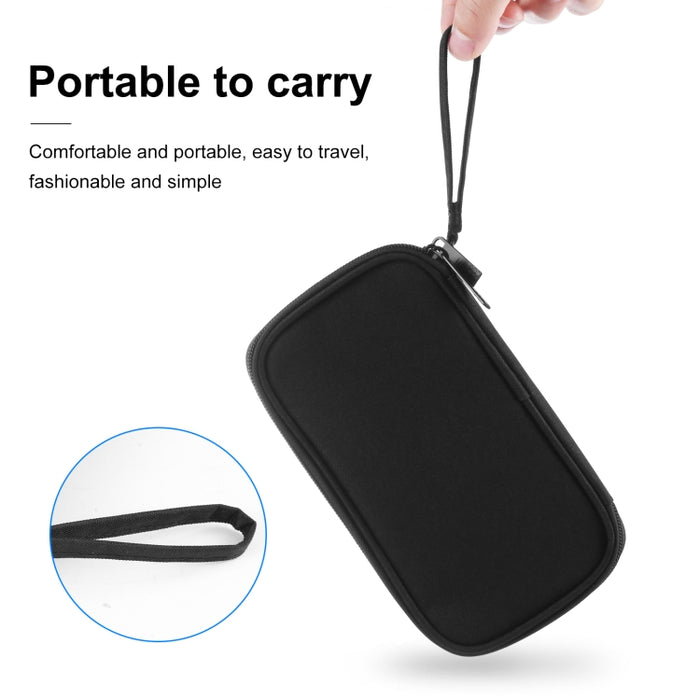 HAWEEL Organizador electrónico Bolsa de almacenamiento de doble capa para cables, cargador, banco de energía, teléfonos, auriculares