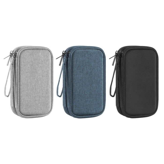 HAWEEL Organizador electrónico Bolsa de almacenamiento de doble capa para cables, cargador, banco de energía, teléfonos, auriculares