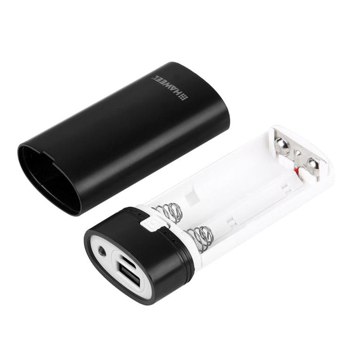 HAWEEL DIY 2x 18650 batería (no incluida) 5600mAh Power Bank Shell Box con salida USB e indicador