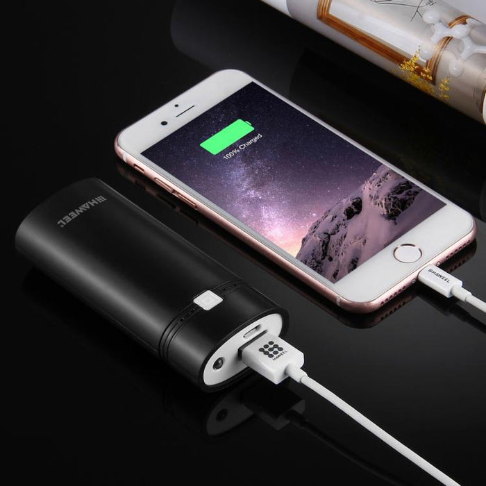 HAWEEL DIY 2x 18650 batería (no incluida) 5600mAh Power Bank Shell Box con salida USB e indicador