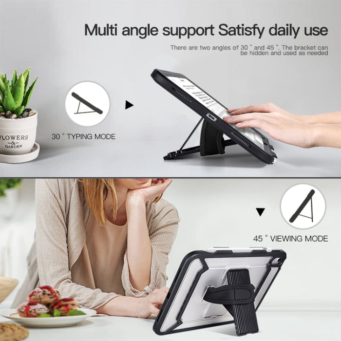 Para iPad 10.a generación 10.9 2022 360 Funda para tableta a prueba de golpes de cuerpo completo con agarre, soporte y ranura para bolígrafo