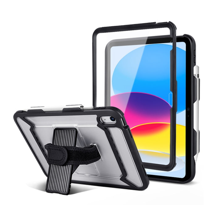 Para iPad 10.a generación 10.9 2022 360 Funda para tableta a prueba de golpes de cuerpo completo con agarre, soporte y ranura para bolígrafo