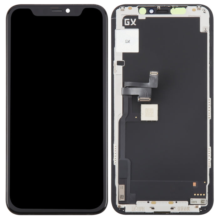 Pantalla LCD de material OLED y ensamblaje completo del digitalizador con marco para iPhone 11 Pro, For iPhone 11 Pro (GX OLED)