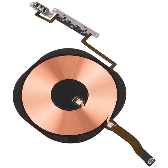 Módulo de carga inalámbrica con tecla de silencio y tecla de volumen para iPhone 11 Pro, For iPhone 11 Pro