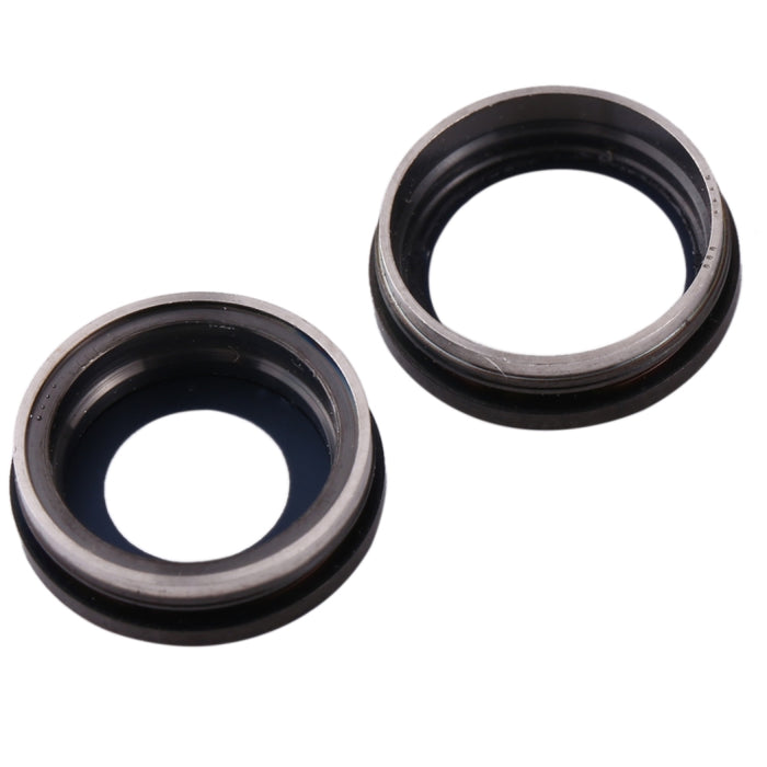 Bisel de cámara trasera de 2 piezas con cubierta de lente para iPhone 11, For iPhone 11