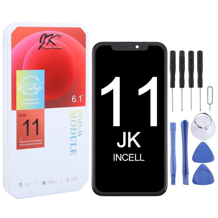 Pantalla LCD de material TFT incell y ensamblaje completo del digitalizador para iPhone 11, For iPhone 11(JK inell)