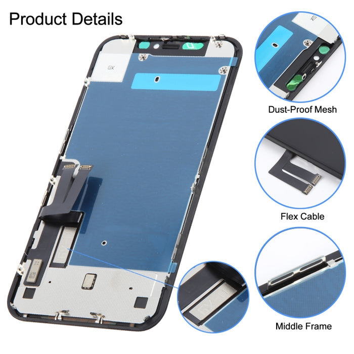 Pantalla LCD GX incell para iPhone 11 con ensamblaje completo de digitalizador, For iPhone 11(GX incell)