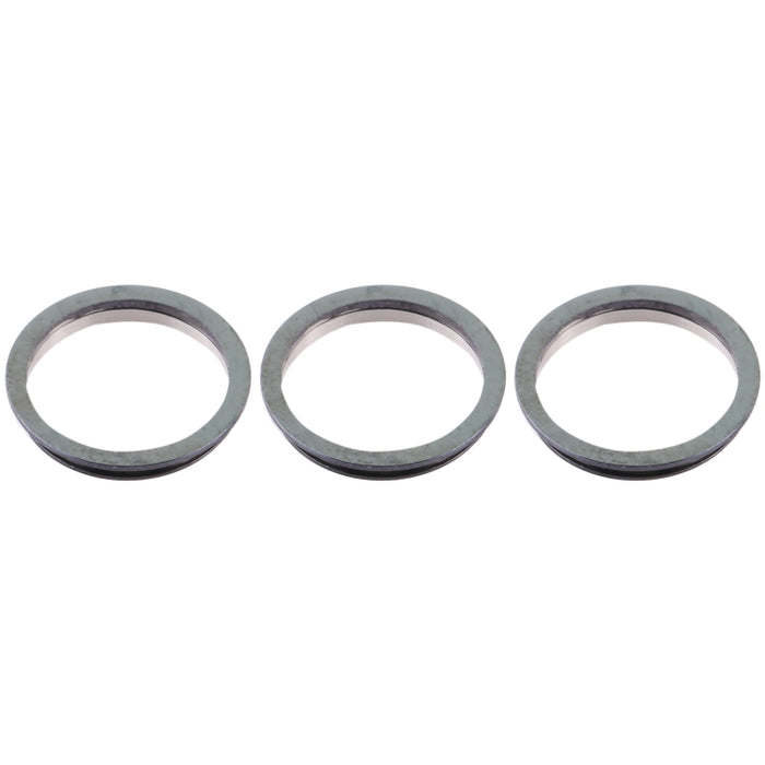 Anillo de aro protector de metal con lente de vidrio de cámara trasera de 3 piezas para iPhone 12 Pro, For iPhone 12 Pro