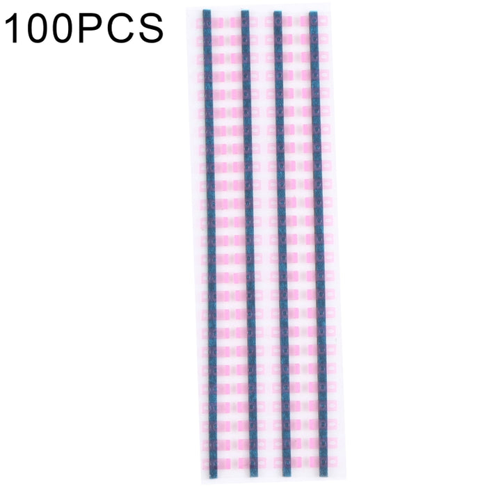 100 juegos de pegatinas indicadoras de garantía de daños por agua en la placa base en Cable flexible WiFi para iPhone 12 Pro / 12 Pro Max / 12 / 12 mini, For iPhone 12(On WiFi Flex Cable)