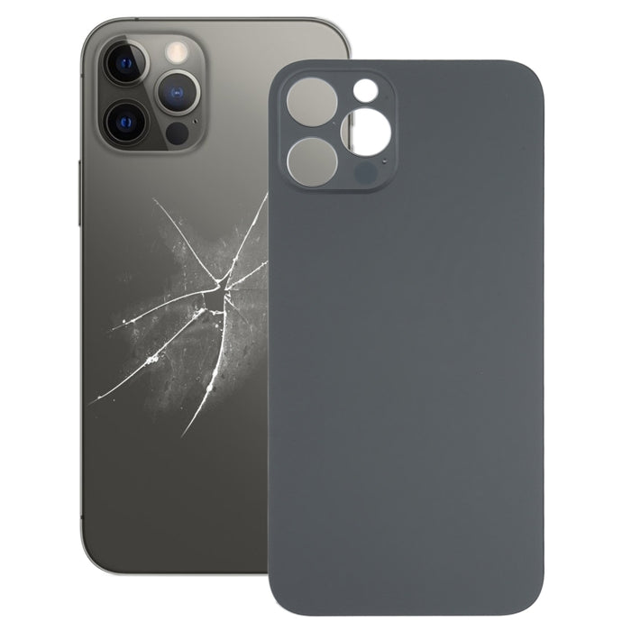 Tapa trasera de batería con orificio para cámara grande de fácil reemplazo para iPhone 12 Pro, For iPhone 12 Pro (Not Disassemble)