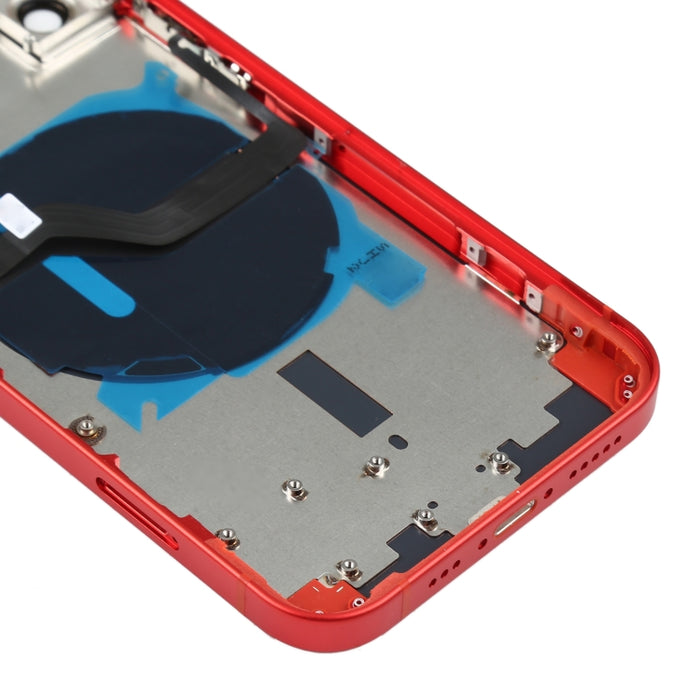 Tapa Trasera de Batería (con Teclas Laterales, Bandeja para Tarjetas, Cable Flexible de Encendido + Volumen y Módulo de Carga Inalámbrica) para iPhone 12, For iPhone 12