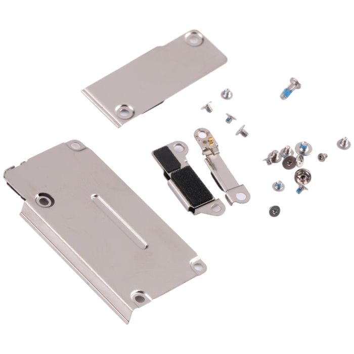Juego de cubierta de lámina de hierro para batería LCD con adhesivo + tornillos para iPhone 12/12 Pro, For iPhone 12 / 12 Pro