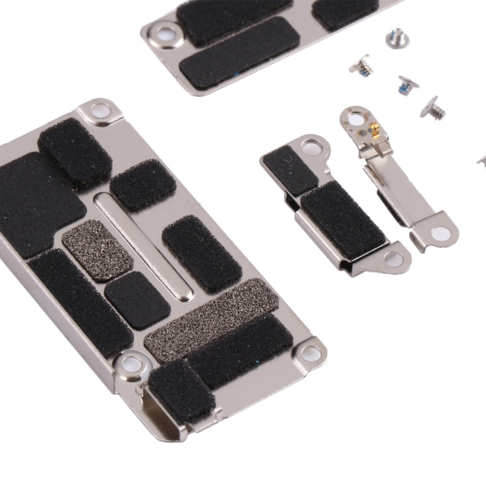 Juego de cubierta de lámina de hierro para batería LCD con adhesivo + tornillos para iPhone 12/12 Pro, For iPhone 12 / 12 Pro