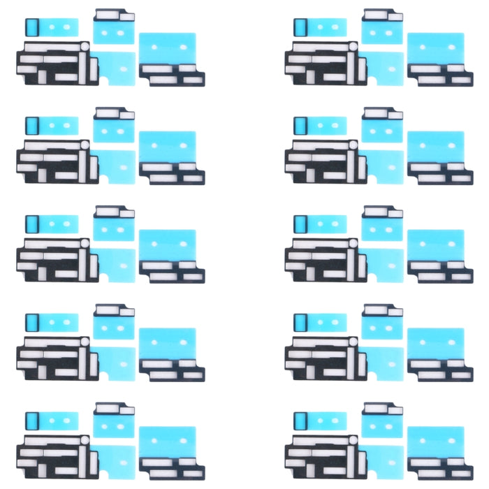 10 juegos de almohadillas de espuma de esponja para conector FPC de placa base para iPhone 12/12 Pro, For iPhone 12 / 12 Pro