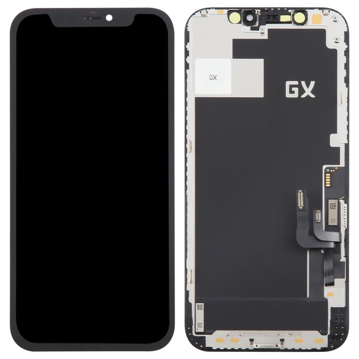 Pantalla LCD de material GX OLED y ensamblaje completo del digitalizador para iPhone 12/12 Pro, For iPhone 12 / 12 Pro (GX Hard OLED)