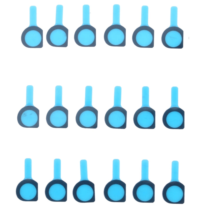 100 juegos de almohadillas de espuma de esponja a prueba de polvo para cámara frontal (anillo grande) para iPhone 13 Pro / 13 Pro Max / 13/13 mini, For iPhone 13 Series(Big Ring)