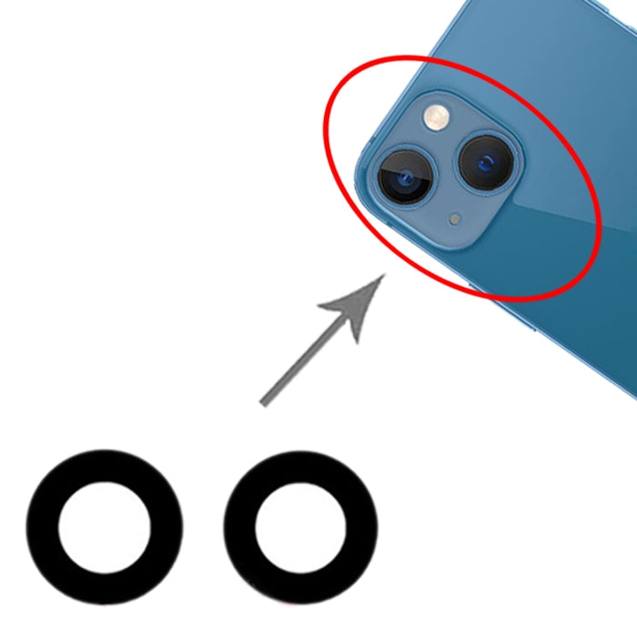 Lente de cámara trasera para iPhone 13 mini, For iPhone 13 mini