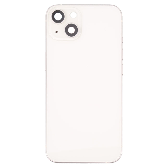Para iPhone 13 Tapa trasera de batería con teclas laterales, bandeja para tarjetas, cable flexible de encendido + volumen y módulo de carga inalámbrica, For iPhone 13 (Assembly)