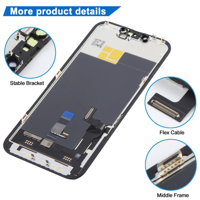Pantalla LCD OLED suave JK para iPhone 14, For iPhone 13 (JK Soft OLED)
