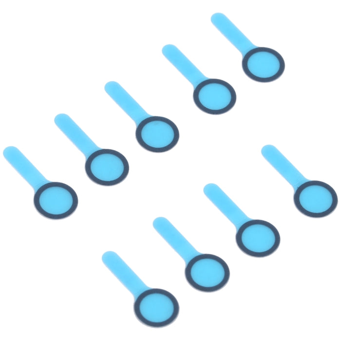 100 juegos de almohadillas de espuma de esponja a prueba de polvo para cámara frontal (anillo pequeño) para la serie iPhone 13, For iPhone 13 Series(Small Ring)