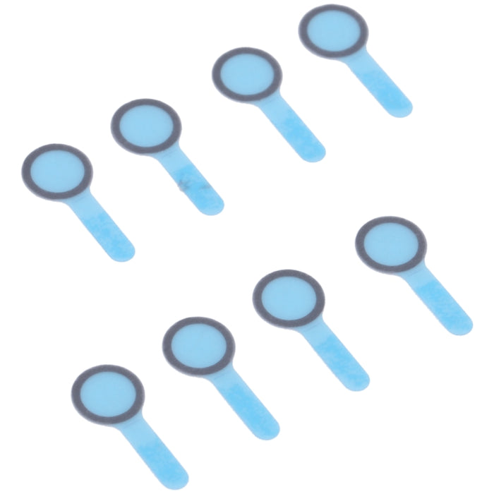 100 juegos de almohadillas de espuma de esponja a prueba de polvo para cámara frontal (anillo pequeño) para la serie iPhone 13, For iPhone 13 Series(Small Ring)