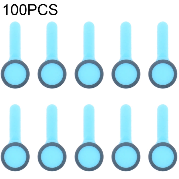 100 juegos de almohadillas de espuma de esponja a prueba de polvo para cámara frontal (anillo pequeño) para la serie iPhone 13, For iPhone 13 Series(Small Ring)