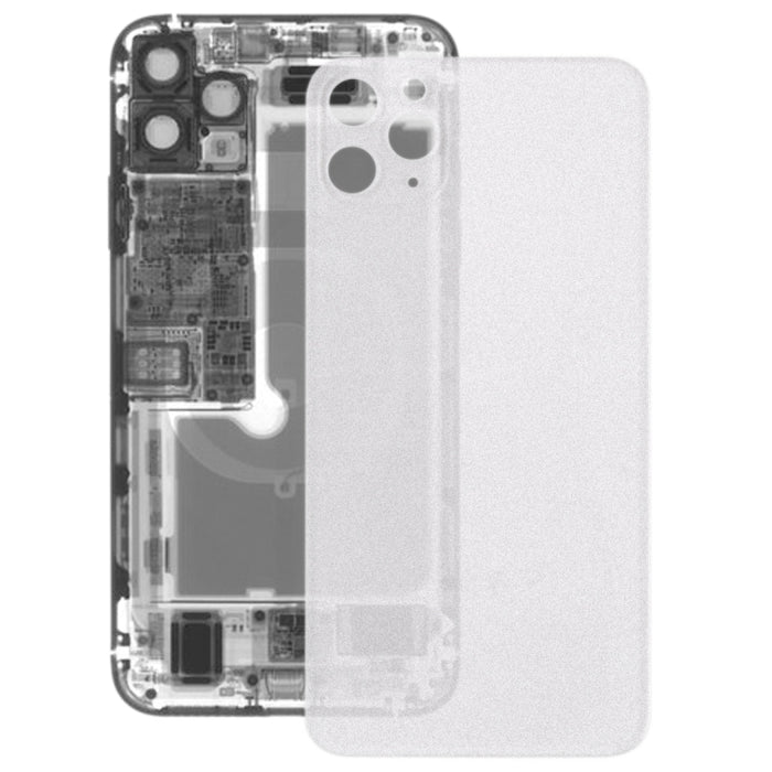 Tapa Trasera de Batería de Vidrio Esmerilado Transparente para iPhone 11 Pro, For iPhone 11 Pro