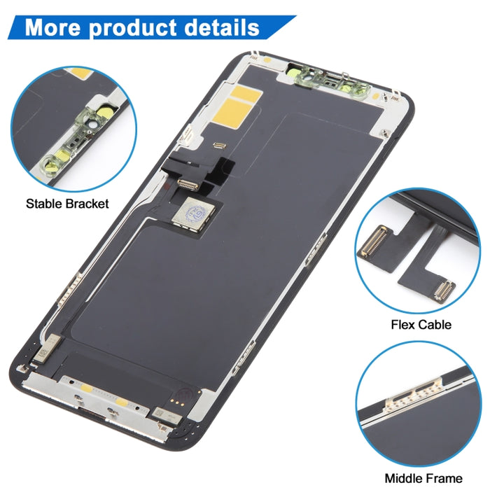 Pantalla LCD YK OLED para iPhone 11 Pro Max con ensamblaje completo del digitalizador, For iPhone 11 Pro Max(Incell)