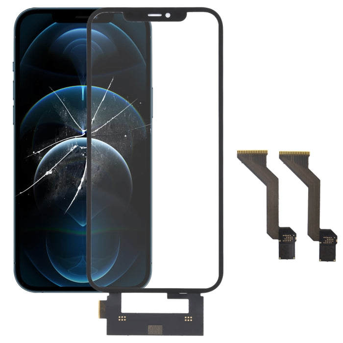 Para iPhone 12 Pro Max Panel táctil, cable flexible en blanco, quitar IC necesita mantenimiento profesional, For iPhone 12 Pro Max