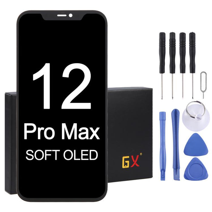 Pantalla OLED suave GX para iPhone 12 Pro Max, For iPhone 12 Pro Max(Soft OLED)