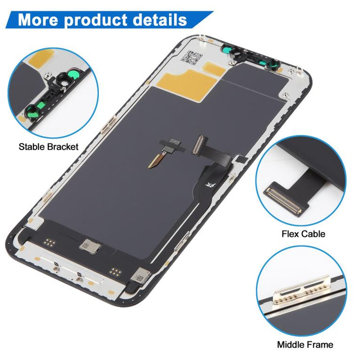 Pantalla LCD OLED JK Soft para iPhone 12 Pro Max, For iPhone 12 Pro Max