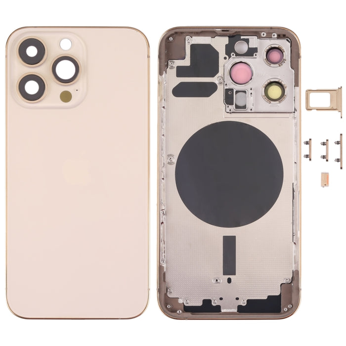 Cubierta de carcasa trasera con bandeja para tarjeta SIM, teclas laterales y lente de cámara para iPhone 13 Pro, For iPhone 13 Pro(with SIM Card Tray), For iPhone 13 Pro (with SIM Card Tray), For iPhone 13 Pro