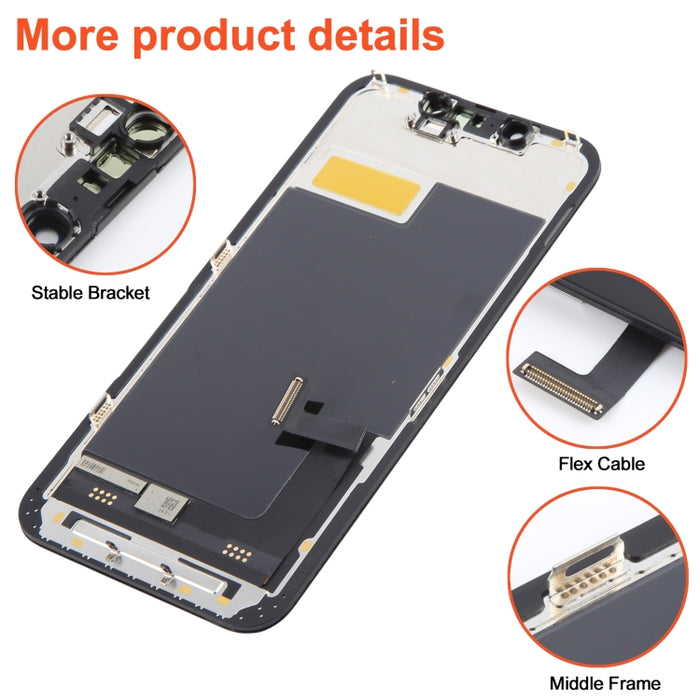 Pantalla LCD RJ incell Cof para iPhone 13 mini con ensamblaje completo del digitalizador, For iPhone 13 mini (RJ incell)