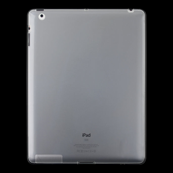 Para iPad 4/3/2 Funda protectora transparente a prueba de golpes de 3 mm