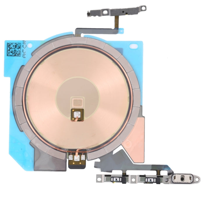Para iPhone 14 Pro Max Módulo de carga inalámbrica NFC con cable flexible de encendido y volumen, For iPhone 14 Pro Max