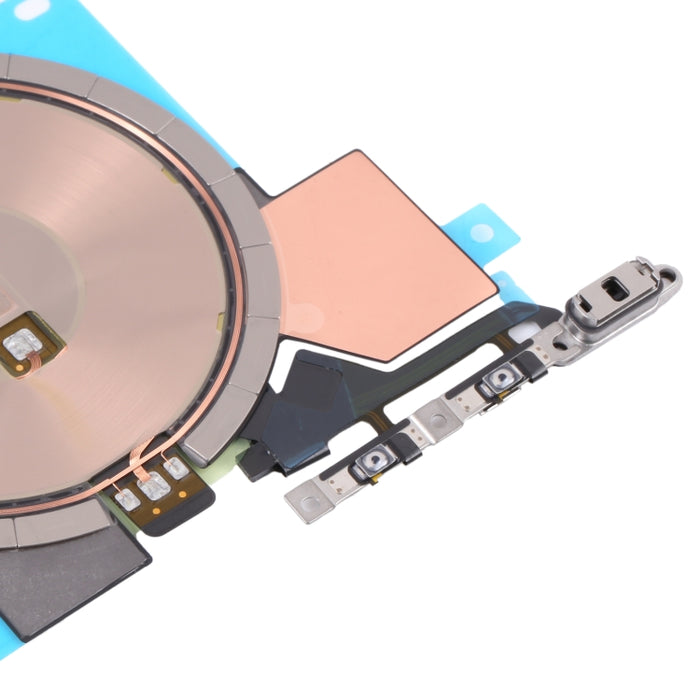 Para iPhone 14 Pro Módulo de carga inalámbrica NFC con cable flexible de encendido y volumen, For iPhone 14 Pro