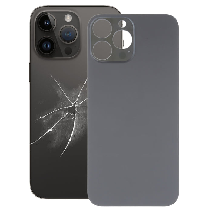 Cubierta trasera de batería de vidrio con orificio grande para cámara de fácil reemplazo para iPhone 14 Pro Max, For iPhone 14 Pro Max(Not Disassemble)